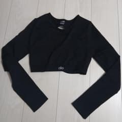 a3)alo yoga 長袖 クロップド丈 トップス - メルカリ