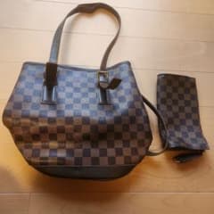 LOUIS VUITTON ダミエ トートバッグ ポーチ付きのサムネイル