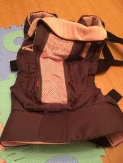 ひな♡MAMA様専用 抱っこ紐 ピンクxブラウン NINNA NANNAのサムネイル
