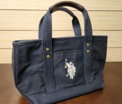【US.POLO】ネイビー トートバッグのサムネイル