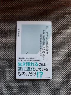 ダーウィンの進化論はどこまで正しいのか？ 河田雅圭 光文社新書のサムネイル