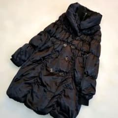 【極美品】バーニーズニューヨーク ダウンコート 黒 ショールカラー 極美品】バーニーズニューヨーク ダウンコート 黒 ショールカラー