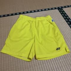 YONEX イエロー バドミントンパンツ レディースL - メルカリ