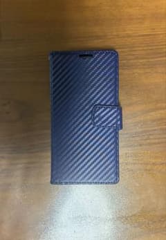 Google Pixel 4a用 手帳型ケース カーボン調