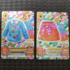 旧アイカツカード トップス·ボトムス 2枚セット - メルカリ