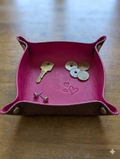 インテリアトレイ ピンク(小)イエロー（大）のサムネイル