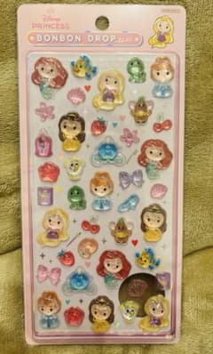 【正規品】ディズニー ボンボンドロップシール プリンセスのサムネイル