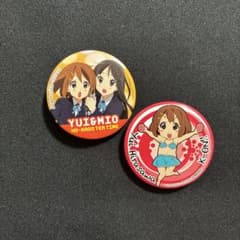けいおん！ 缶バッジ 平沢唯＆秋山澪 - メルカリ