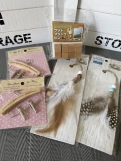 no.5  オーナメント、プッシュピン、クリップセットのサムネイル
