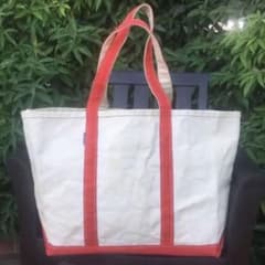 珍品／オクトパスアーミー／ トート／白x赤／LARGE／80s／レア希少品