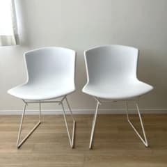 Knoll ノル プラスチックサイドチェア 白 1脚 〔在庫2脚あり 