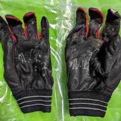 東京ヤクルトスワローズ 青木宣親 革手袋 バッティンググローブ 実使用 