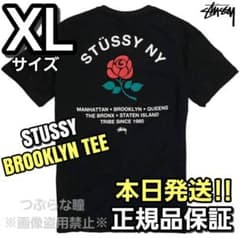 ❗️期間限定SALE❗️ステューシー BROOKLYN ROSE Tシャツ 黒S ステューシー STUSSY BROOKLYN TEE ブラック XLサイズ - メルカリ