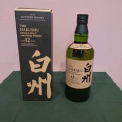 サントリー 白州 12年 シングルモルトウイスキー 箱付のサムネイル