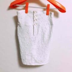 ハイウエストタイトスカート☆花柄レース♡のサムネイル