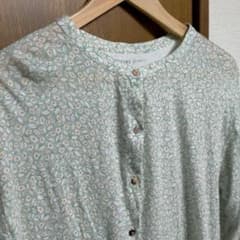 プリスティン　花柄シャツ　グリーンのサムネイル