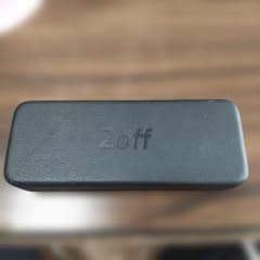 Zoff メガネケース ハードケース ブラックのサムネイル