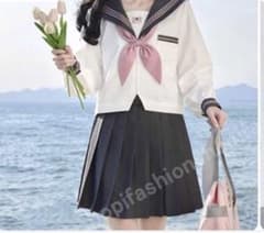 セーラー服　コスプレ　ピンクのサムネイル