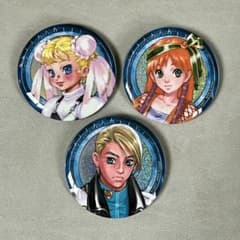 クロノ・クロス ラジカル・ドリーマーズ 缶バッジ マルチェラ/レナ/イシトのサムネイル