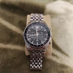EMPORIO ARMANI クォーツ腕時計 ブラック　(電池切れ)のサムネイル