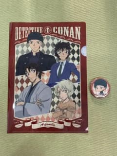 名探偵コナン　赤井秀一缶バッチ・クリアファイル　CoCo壱番屋のサムネイル