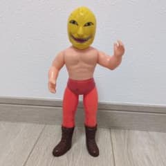 当時物 中嶋製作所 タイガーマスク ザ・ゴールデンマスク ソフビ 悪役レスラーのサムネイル