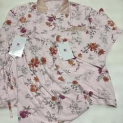 Wacoal 花柄 パジャマセット 新品Wacoal パジャマ 上下セット Lサイズ 花柄 ピンク ワコール 入院
