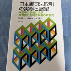 日本版司法取引の実務と展望 米国等の事情に学ぶ捜査協力型司法取引の新潮流のサムネイル