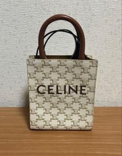 CELINE ミニ バーティカル カバ（トリオンフキャンバス）※パーツ欠品あり※ CELINE ミニ バーティカル カバ（トリオンフキャンバス）※パーツ欠品