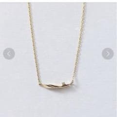 NOIR DE POUPEE K10プチダイヤモンドウェーブネックレス - メルカリ