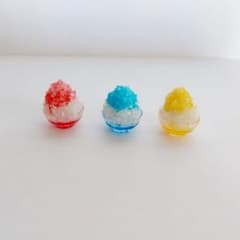 ミニチュア　かき氷　３つセットのサムネイル