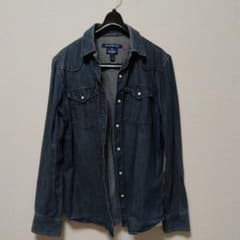 OLD NAVY デニムシャツ 長袖 スリムフィット Sのサムネイル