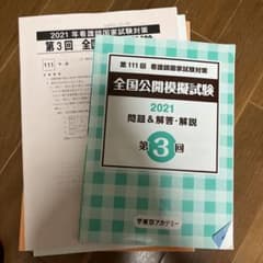 S　看護師国試対策　第３回　全国公開模試 2021年 看護師国家試験対策 第3回 全国公開模試 東京アカデミー - メルカリ