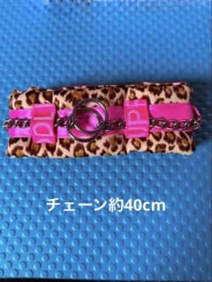ピンク系 ヒョウ柄首輪 犬用 チェーン付き ピンク系 ヒョウ柄首輪 犬用 チェーン付き - メルカリ