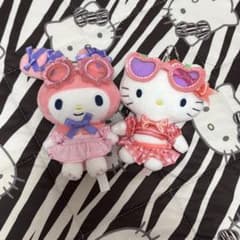 ハローキティ マイメロディー 一番くじ ストラップぬいぐるみ - メルカリ