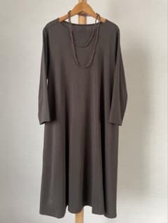 Jurgen Lehl ソフト天竺のチュニック 墨黒チャコール - メルカリ