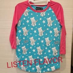 リッスンフレーバー七分袖Tシャツ　Sのサムネイル