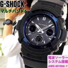 ★ G-SHOCK・ 電波 ・タフソーラー搭載 ★ AWG-M100A-1 ★のサムネイル