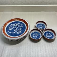 源右衛門窯 染錦 牡丹見込 金彩 銘々皿 豆皿 3組セット - メルカリ