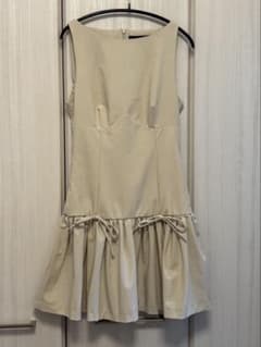 ZARA ノースリーブワンピース ベージュ XSのサムネイル