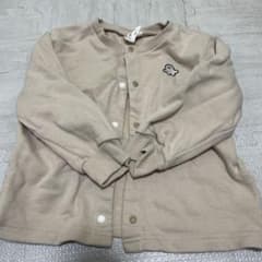 ベージュ シナぷしゅ カーディガン 100のサムネイル