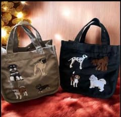 BleuBleuet ☆ブルーブルーエ犬刺繍トートバッグ♡新品 - メルカリ