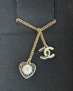シャネル ネックレスCHANEL ピアス CCマーク/ハート 22b - メルカリ