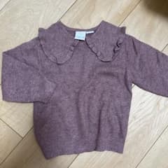 ZARA フリル襟 ニット セーター 98cmのサムネイル