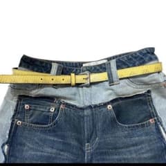 Dries Van Noten パイソン柄 ナローレザーベルト - メルカリ