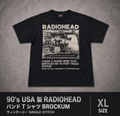 90s USA製 RADIOHEAD BROCKUM XL シングルステッチ - メルカリ