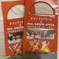 新品未使用即購入OKKIRIN x Mrs. GREENAPPLE ステッカーのサムネイル