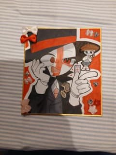 カンヒュ イングランド 手描きイラスト 色紙のサムネイル
