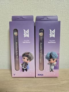 [신품·미개봉]TinyTAN Nail Shiner 2개 세트 SUGA V