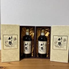 ニッカウイスキー 竹鶴17年 ピュアモルト 箱付き 2点セット 未開封